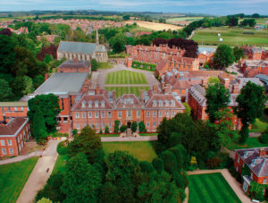 The beautiful grounds of Marlborough College